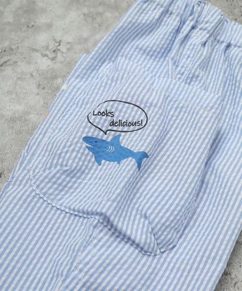 DILASH(ディラッシュ)の「サッカーストライプ アソートハーフパンツ(その他パンツ・キッズ・イエロー/ブルー・130/100/90/80/110/120)」の5枚目の写真