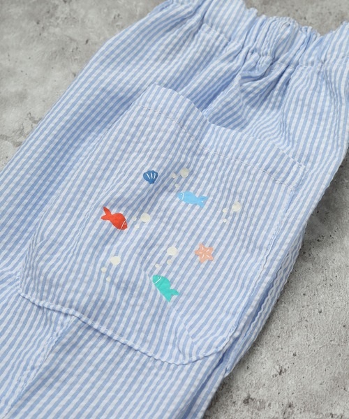 DILASH(ディラッシュ)の「サッカーストライプ アソートハーフパンツ(その他パンツ・キッズ・イエロー/ブルー・130/100/90/80/110/120)」の6枚目の写真