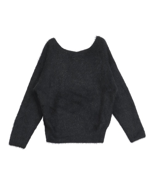 ANAP（アナップ）の「2wayクロス シャギー ニット（ニット/セーター・レディース・アイボリー/ブラック/ライトピンク・F）」の20枚目の写真