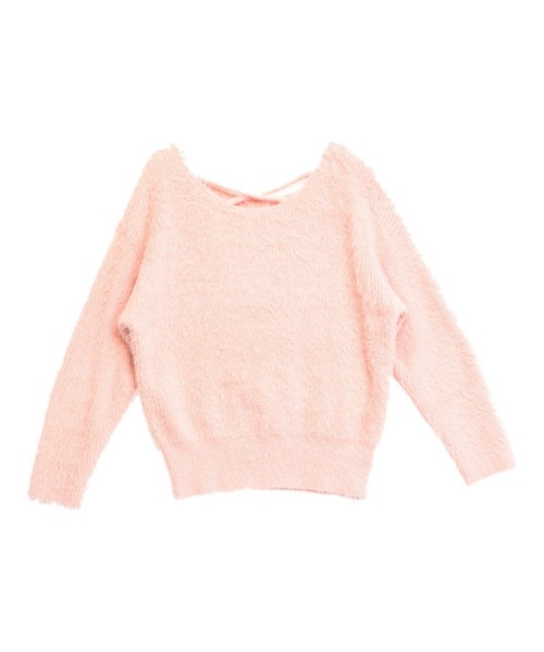 ANAP（アナップ）の「2wayクロス シャギー ニット（ニット/セーター・レディース・アイボリー/ブラック/ライトピンク・F）」の18枚目の写真