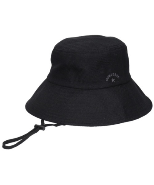 CONVERSE（コンバース）の「CONVERSE/コンバース　CNW STRAW LIKE HAT（ハット・レディース・ベージュ/ブラック・57cm）」の5枚目の写真