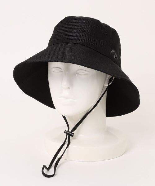 CONVERSE（コンバース）の「CONVERSE/コンバース　CNW STRAW LIKE HAT（ハット・レディース・ベージュ/ブラック・57cm）」の7枚目の写真