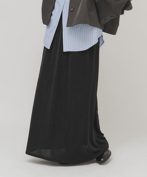 KBF（ケイビーエフ）の「シャイニーイージースカート（スカート・レディース・グレー/ブラウン/ブラック・ONE）」の21枚目の写真