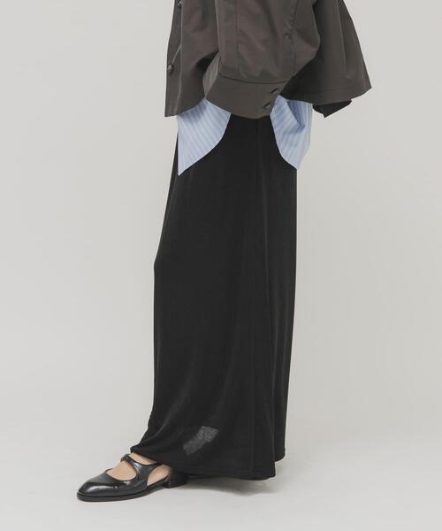 KBF（ケイビーエフ）の「シャイニーイージースカート（スカート・レディース・グレー/ブラウン/ブラック・ONE）」の22枚目の写真