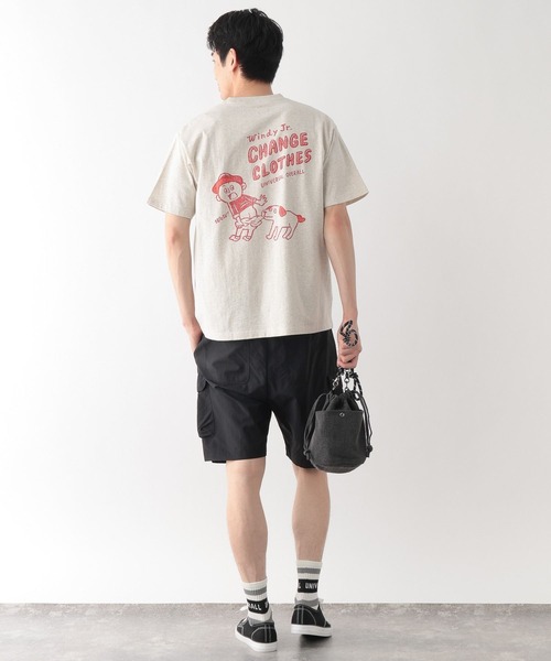 UNIVERSAL OVERALL(ユニバーサルオーバーオール)の「UNIVERSAL OVERALL/Windy Jr. Tシャツ/一部店舗限定/635125(Tシャツ/カットソー・メンズ・その他/ホワイト/ミント・LARGE/X-LARGE/MEDIUM)」の7枚目の写真