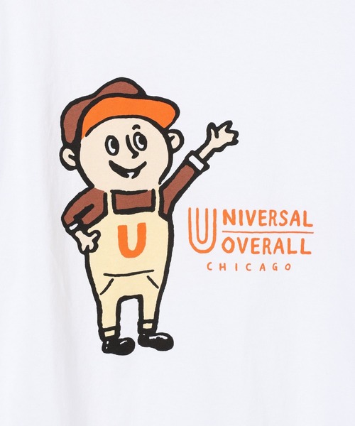 UNIVERSAL OVERALL(ユニバーサルオーバーオール)の「UNIVERSAL OVERALL/Windy Jr. Tシャツ/一部店舗限定/635125(Tシャツ/カットソー・メンズ・その他/ホワイト/ミント・LARGE/X-LARGE/MEDIUM)」の21枚目の写真