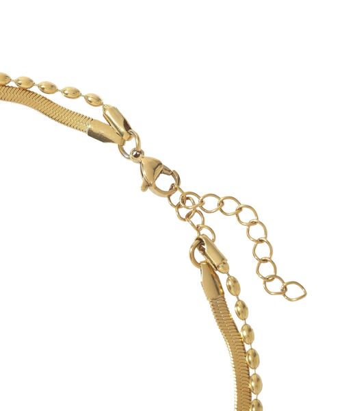 AMERICAN HOLIC（アメリカンホリック）の「【ステンレス】 スネーク 2連ネックレス（ネックレス・レディース・ゴールド/シルバー・FREE）」の7枚目の写真