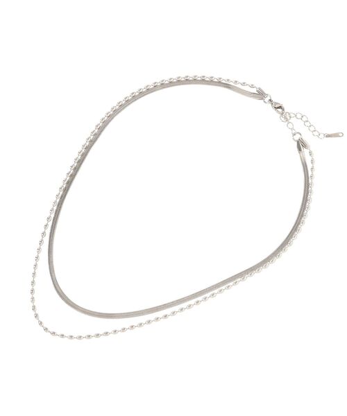 AMERICAN HOLIC（アメリカンホリック）の「【ステンレス】 スネーク 2連ネックレス（ネックレス・レディース・ゴールド/シルバー・FREE）」の8枚目の写真