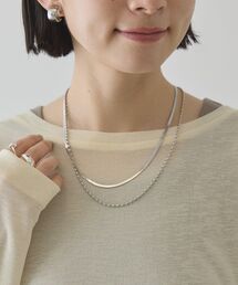 AMERICAN HOLIC（アメリカンホリック）の「【ステンレス】 スネーク 2連ネックレス（ネックレス）」