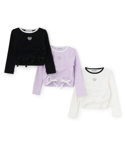 minimal（ミニマル）の「【吸水速乾】テレコドロスト長袖Tシャツ（Tシャツ/カットソー・キッズ・ブラック/ホワイト/ラベンダー・120cm/110cm/100cm/140cm/130cm）」の11枚目の写真