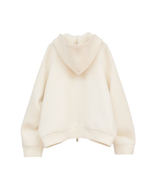 MANOF(マノフ)の「LOGO ROUND HOODIE(パーカー・レディース・アイボリー/チャコールグレー・F)」の21枚目の写真