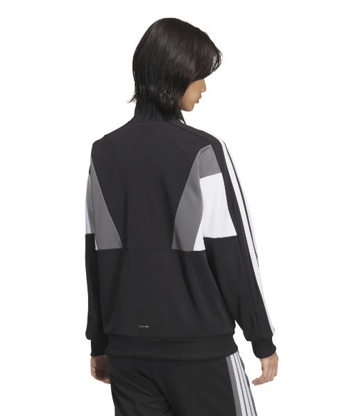 adidas（アディダス）の「アディダス adidas W TEAM トラックトップ（ジャージ・レディース・ブラック/ネイビー・S/M/L/XL）」の12枚目の写真