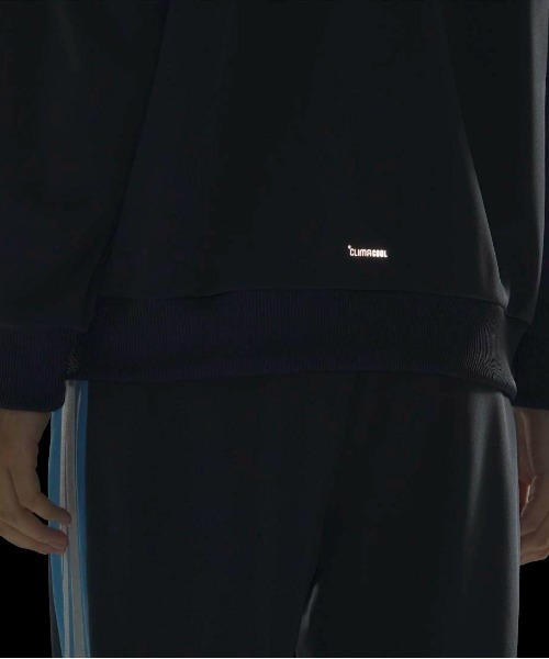 adidas（アディダス）の「アディダス adidas W TEAM トラックトップ（ジャージ・レディース・ブラック/ネイビー・S/M/L/XL）」の6枚目の写真