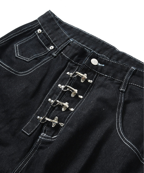 neos（ネオス）の「【neos】ファイヤーマンフック バルーンデニム メンズ リジット カーブ ワイド バレルパンツ（デニムパンツ・メンズ・ワンウォッシュ・LARGE/MEDIUM/X-LARGE）」の7枚目の写真