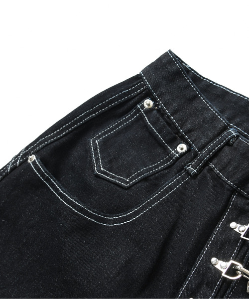 neos（ネオス）の「【neos】ファイヤーマンフック バルーンデニム メンズ リジット カーブ ワイド バレルパンツ（デニムパンツ・メンズ・ワンウォッシュ・LARGE/MEDIUM/X-LARGE）」の9枚目の写真