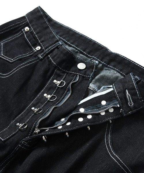 neos（ネオス）の「【neos】ファイヤーマンフック バルーンデニム メンズ リジット カーブ ワイド バレルパンツ（デニムパンツ・メンズ・ワンウォッシュ・LARGE/MEDIUM/X-LARGE）」の11枚目の写真