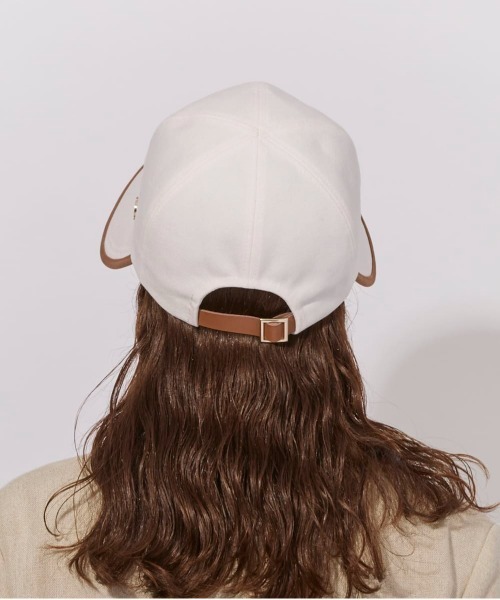 Chapeau d' O(シャポードオー)の「Chapeau d' O Cotton Sarge Wide Cap / シャポードオー(キャップ・レディース・ネイビー/ホワイト・FREE)」の15枚目の写真