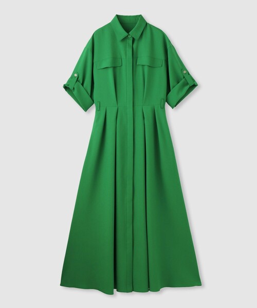 allureville（アルアバイル）の「サッカーターンバックワンピース（ワンピース・レディース・ネイビー/オフホワイト/グリーン・2）」の13枚目の写真