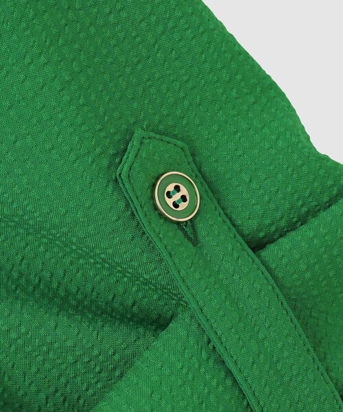 allureville（アルアバイル）の「サッカーターンバックワンピース（ワンピース・レディース・ネイビー/オフホワイト/グリーン・2）」の15枚目の写真