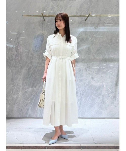 allureville（アルアバイル）の「サッカーターンバックワンピース（ワンピース・レディース・ネイビー/オフホワイト/グリーン・2）」の5枚目の写真