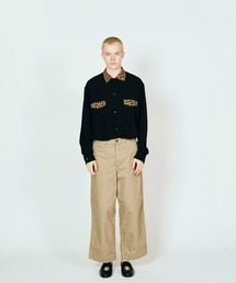 DEL MAR sportswear（デルマースポーツウェア）の「DELMAR デルマー / SNAP-UP GABARDINE SHIRT（シャツ/ブラウス）」