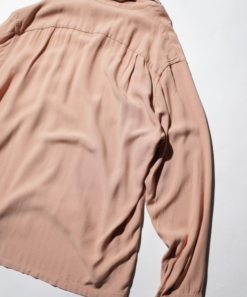 2AM(ツーエイエム)の「DELMAR デルマー / SNAP-UP GABARDINE SHIRT(シャツ/ブラウス・メンズ・ブラウン/レオパード/ブラック/スモークピンク・MEDIUM/LARGE/SMALL)」の10枚目の写真