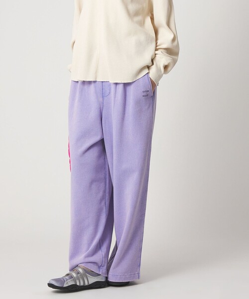 CITEN（シテン）の「＜CITEN＞ヴィンテージライクスウェットロゴパンツ（スウェットパンツ・レディース・ブラック/ライトブルー・S/M）」の12枚目の写真