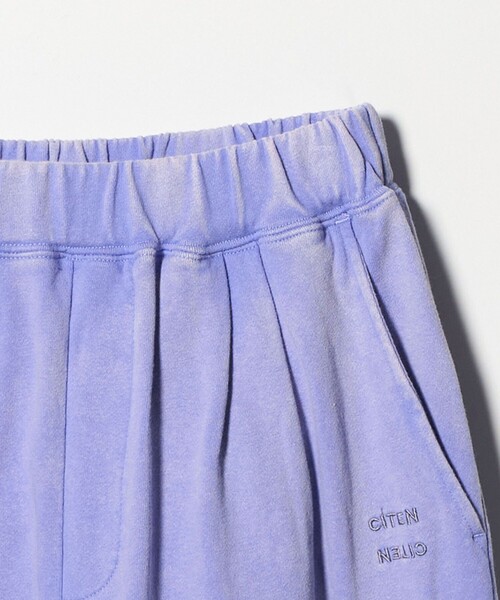 CITEN（シテン）の「＜CITEN＞ヴィンテージライクスウェットロゴパンツ（スウェットパンツ・レディース・ブラック/ライトブルー・S/M）」の19枚目の写真