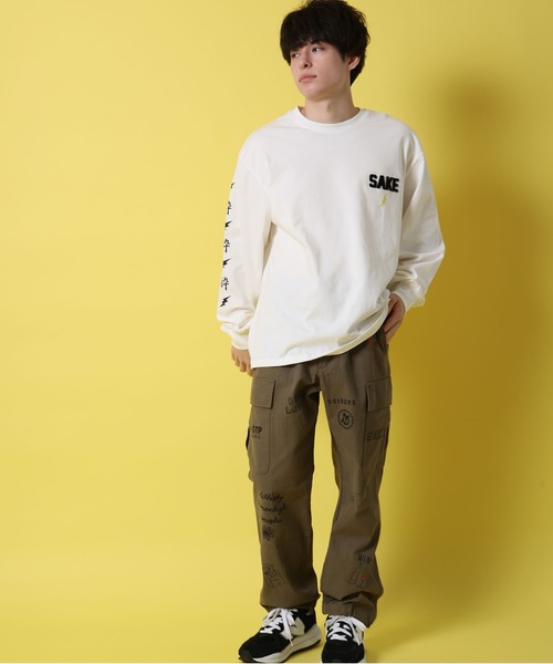 JACKROSE（ジャックローズ）の「YOIDORE KAMINARISAMA ﾛﾝ TEE（Tシャツ/カットソー・メンズ・ブラック/ホワイト・M/XL/L）」の10枚目の写真