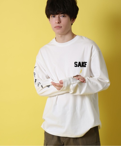 JACKROSE（ジャックローズ）の「YOIDORE KAMINARISAMA ﾛﾝ TEE（Tシャツ/カットソー・メンズ・ブラック/ホワイト・M/XL/L）」の4枚目の写真