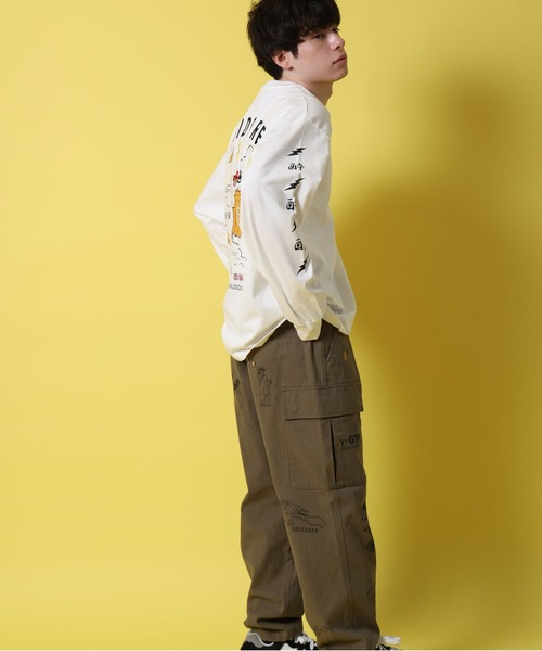 JACKROSE（ジャックローズ）の「YOIDORE KAMINARISAMA ﾛﾝ TEE（Tシャツ/カットソー・メンズ・ブラック/ホワイト・M/XL/L）」の12枚目の写真