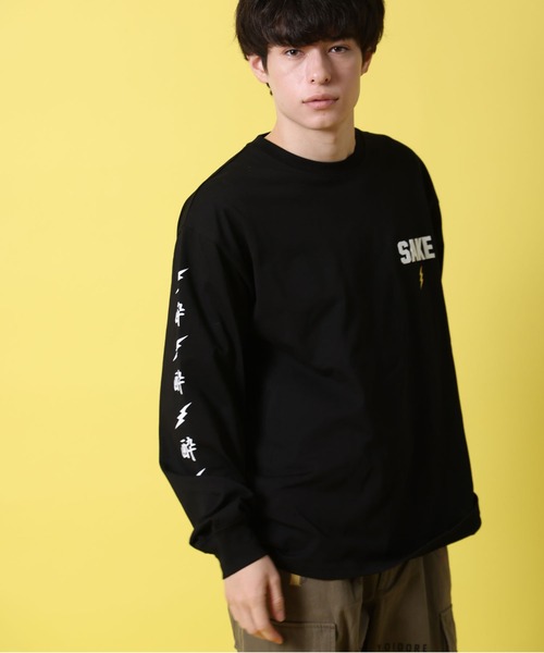 JACKROSE（ジャックローズ）の「YOIDORE KAMINARISAMA ﾛﾝ TEE（Tシャツ/カットソー・メンズ・ブラック/ホワイト・M/XL/L）」の22枚目の写真