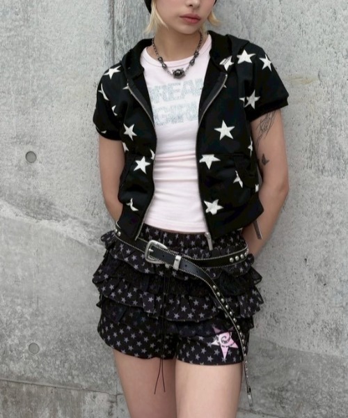 Never mind the XU(ネバーマインドザエックスユー)の「【Never mind the XU】studs belt / 【ネバーマインド ザ エックスユー】スタッズベルト(ベルト・メンズ・ブラック/アイボリー・ONE SIZE)」の5枚目の写真