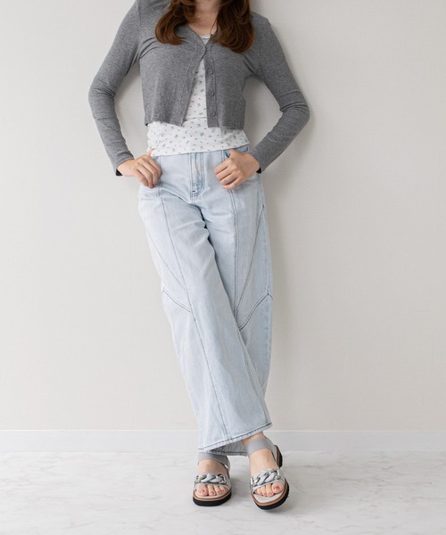 Bridget Birkin（ブリジットバーキン）の「【Bridget Birkin】キラキラチェーンアクセントサンダル(562124)（サンダル・レディース・ブラック/アイボリー/シルバー・M/L/S）」の7枚目の写真