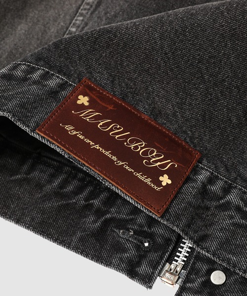MASU(エムエーエスユー)の「MB ZIP-UP DENIM JAKCET VINTAGE(デニムジャケット・メンズ・インディゴブルー/ブラック・48/46)」の6枚目の写真