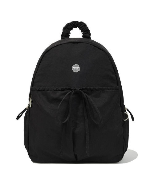 COVERNAT(カバーナット)の「WOMEN CLOVER HEART SHIRRING NYLON BACKPACK(バックパック/リュック・レディース・ブラック/ブルー/ベージュ/ピンク・FREE)」の5枚目の写真