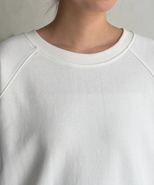 Chez toi(シェトワ)の「サカリバ裾異素材プルオーバー(Tシャツ/カットソー・レディース・オフホワイト/ブラック/オリーブ・FREE)」の14枚目の写真