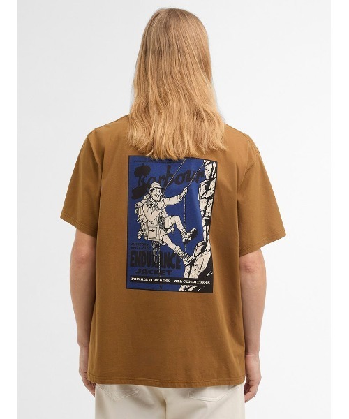 Barbour(バブアー)の「TerrainオーバーサイズグラフィックTシャツ(Tシャツ/カットソー・メンズ・ベージュ/ブラウン・MEDIUM/SMALL/X-SMALL)」の9枚目の写真