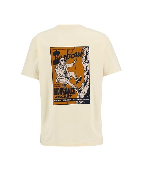 Barbour(バブアー)の「TerrainオーバーサイズグラフィックTシャツ(Tシャツ/カットソー・メンズ・ベージュ/ブラウン・MEDIUM/SMALL/X-SMALL)」の14枚目の写真