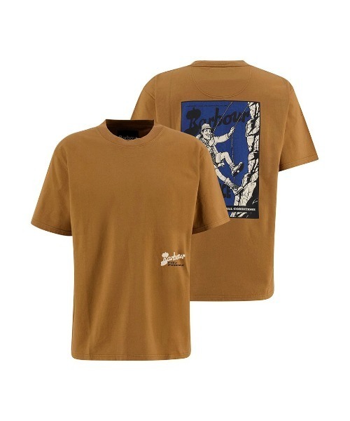 Barbour(バブアー)の「TerrainオーバーサイズグラフィックTシャツ(Tシャツ/カットソー・メンズ・ベージュ/ブラウン・MEDIUM/SMALL/X-SMALL)」の15枚目の写真