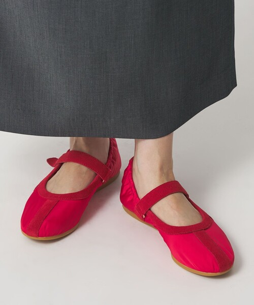 ODETTE E ODILE(オデットエオディール)の「<Anniel SPORT> Ballet Maryjane(バレエシューズ・レディース・レッド/ダークブラウン/ブラック・39/36/37/35/38)」の10枚目の写真