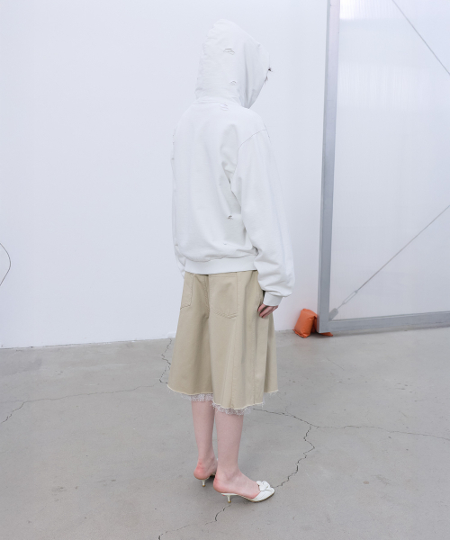 LCDC TM(エルシーディーシーティーエム)の「PRINTED HOOD ZIP-UP (LIGHT BEIGE)(パーカー・レディース・その他・OS)」の9枚目の写真