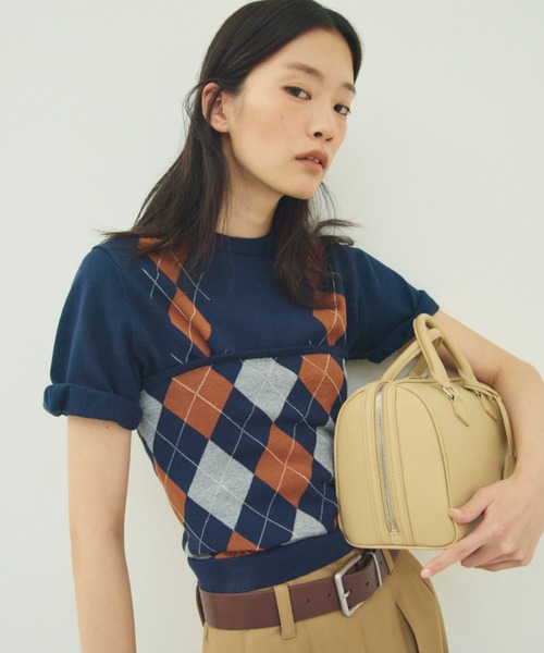 Mila Owen（ミラオーウェン）の「スクエアメタルサルカンベルト（ベルト・レディース・ダークブラウン/ゴールド/シルバー・F）」の10枚目の写真