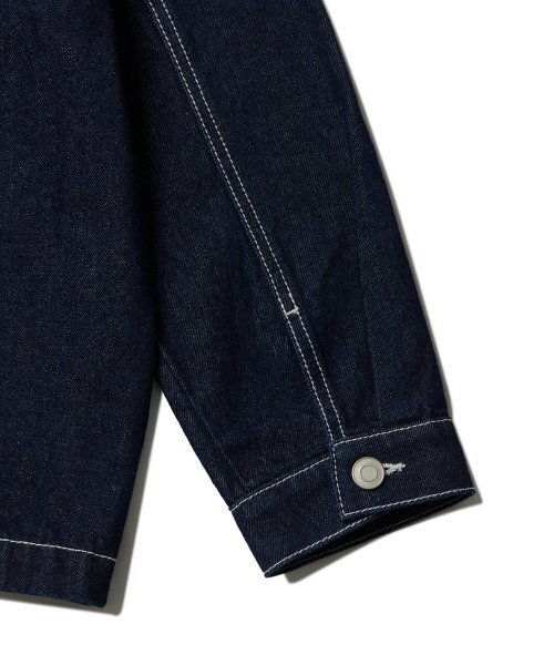 MUSINSA STANDARD KIDS（ムシンサスタンダードキッズ）の「オーバーサイズデニムワークジャケット [ディープインディゴ]（ブルゾン・レディース・その他・100/110/120/130/140）」の10枚目の写真