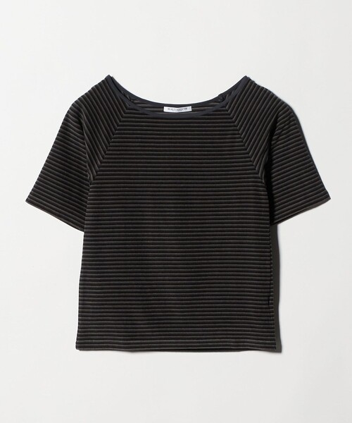 BEAUTY&YOUTH UNITED ARROWS(ビューティーアンドユースユナイテッドアローズ)の「コットン パイルボーダー 5分袖カットソー(Tシャツ/カットソー・レディース・クリーム/ライトブルー/ダークグレー・FREE)」の19枚目の写真