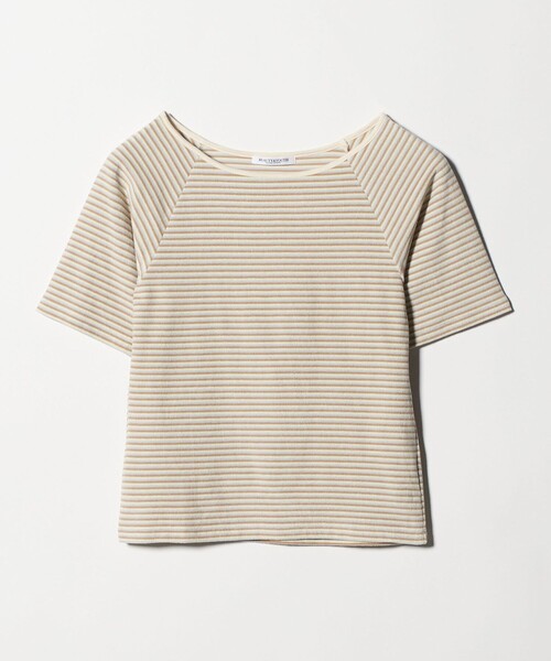 BEAUTY&YOUTH UNITED ARROWS(ビューティーアンドユースユナイテッドアローズ)の「コットン パイルボーダー 5分袖カットソー(Tシャツ/カットソー・レディース・クリーム/ライトブルー/ダークグレー・FREE)」の22枚目の写真