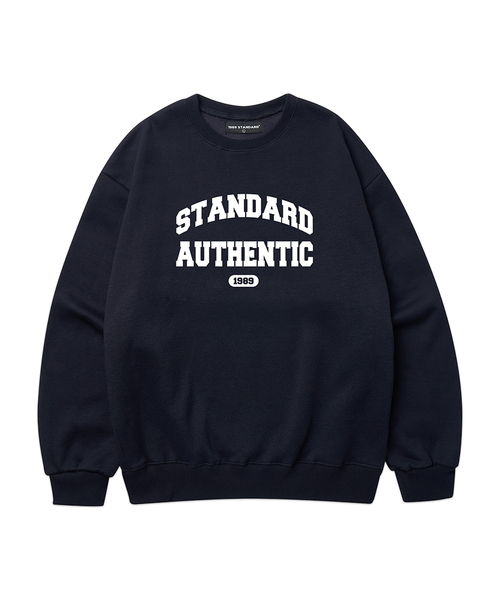 1989STANDARD(1989スタンダード)の「AUTHENTIC スウェット (STMSTD-0007)(スウェット・レディース・ダークグレー/ブラック/ライトグレー/ネイビー・LARGE/MEDIUM/X-LARGE)」の4枚目の写真