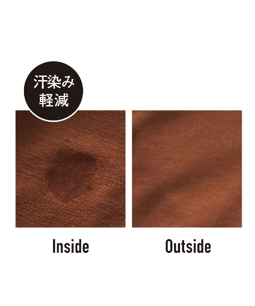 MEDE19F（メデジュウキュウ）の「ＭＥＤＥ１９Ｆ　汗じみ軽減加工のミニ裏毛トップス（スウェット・レディース・杢グレー/チャコールグレー/ブラウン・LL/L/M）」の11枚目の写真