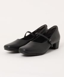 Parade | 3.5cmヒール スクエアトゥ防水ストラップパンプス 51113(パンプス)