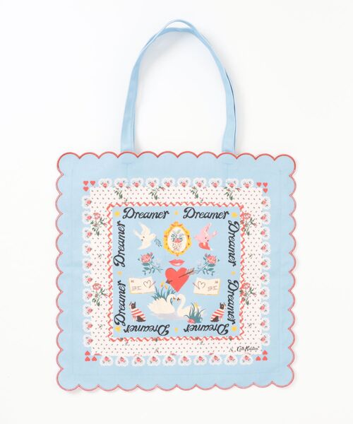 Cath Kidston（キャスキッドソン）の「スカラップトートバッグ Dreamer（トートバッグ・レディース・ブルー・FREE）」の7枚目の写真